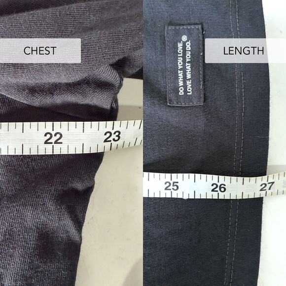 LIFE IS GOOD NWT Crusher Pumpkin Leaves Long Sleeve Tee in Dark Gray Size XL - Picture 9 of 9